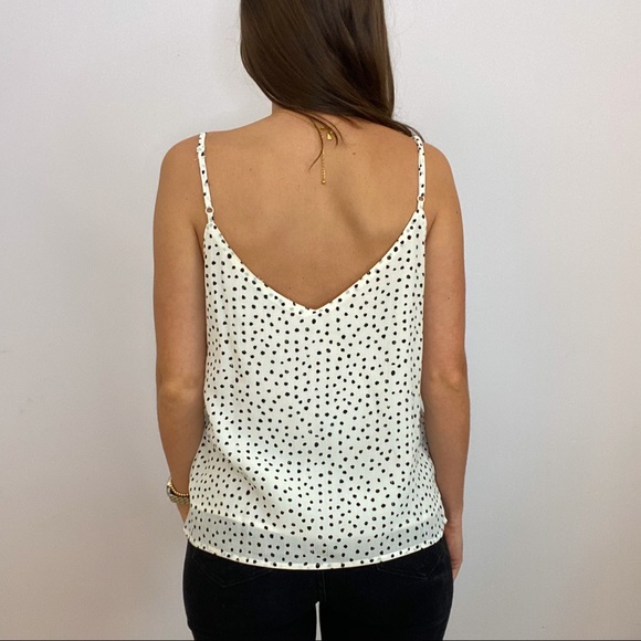 Black and White Polka Dot Tank - Picture 2 of 5